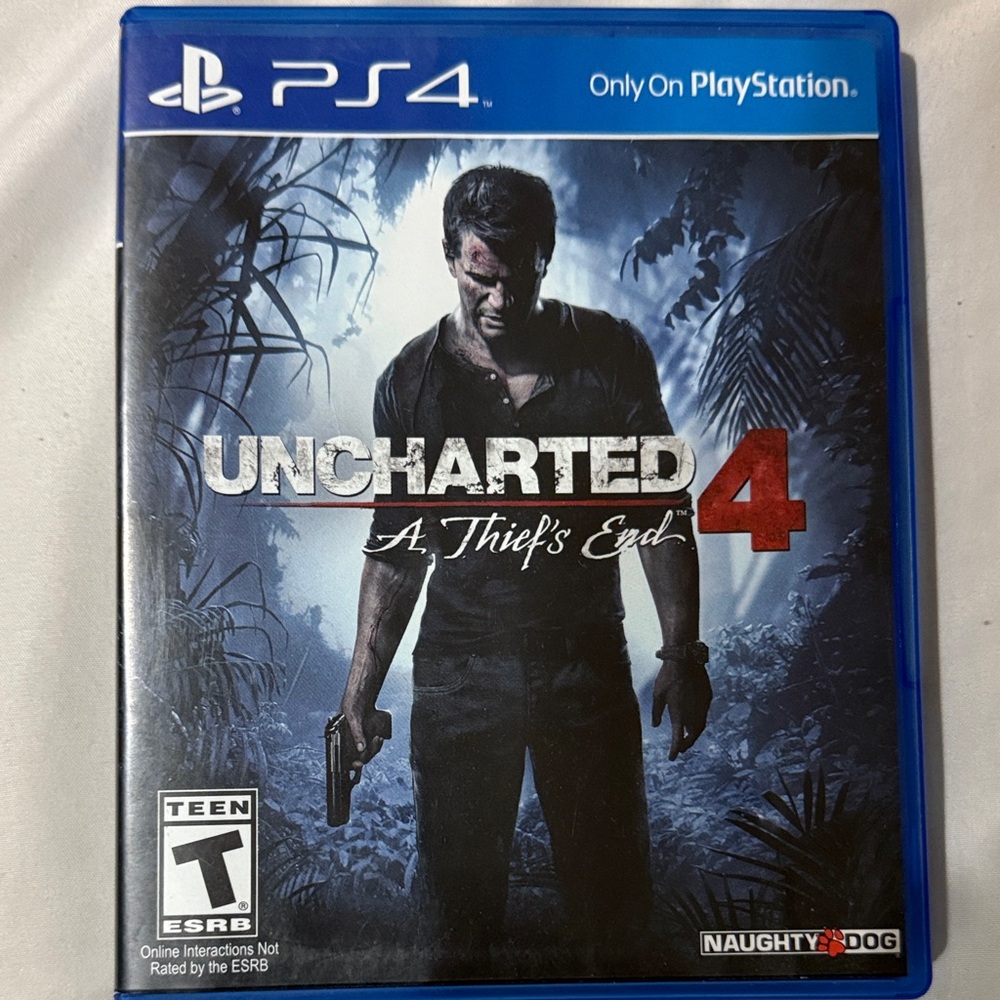 Sony PS4 Uncharted 4: A Thief's End - Blue Case